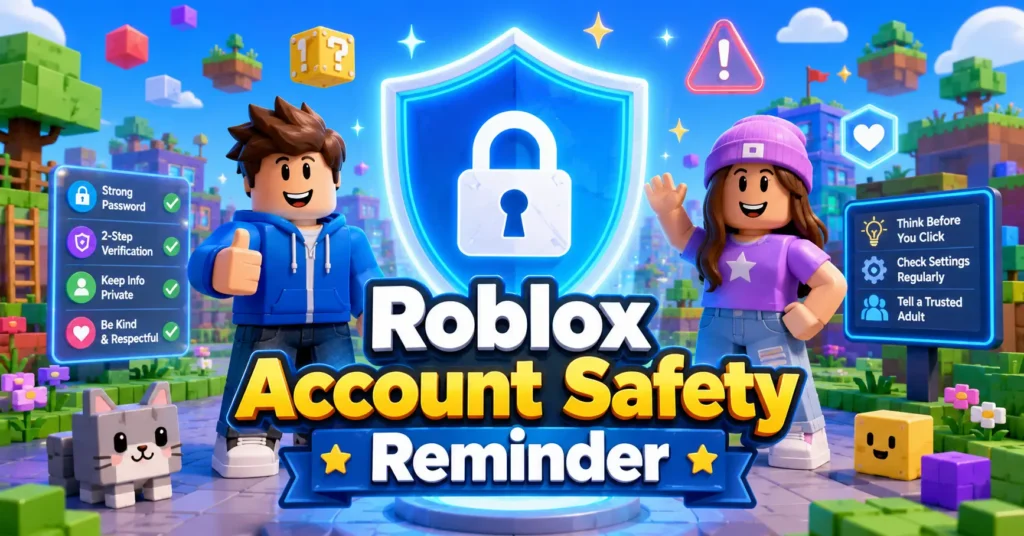 roblox account safety reminder